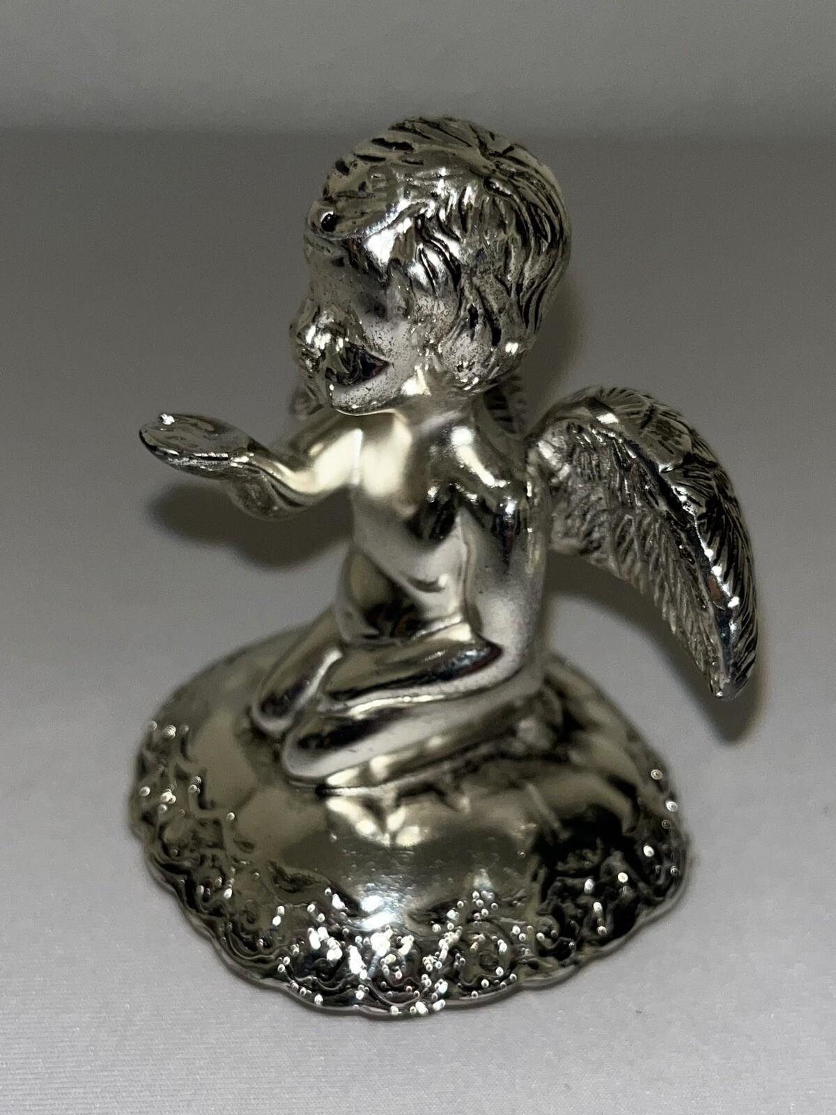 Classic Treasures Silver Plated Angel Vanity Ring Holder NEW in Package Classic Treasures Silver Plated Angel Vanity Ring Holder NEW in Package