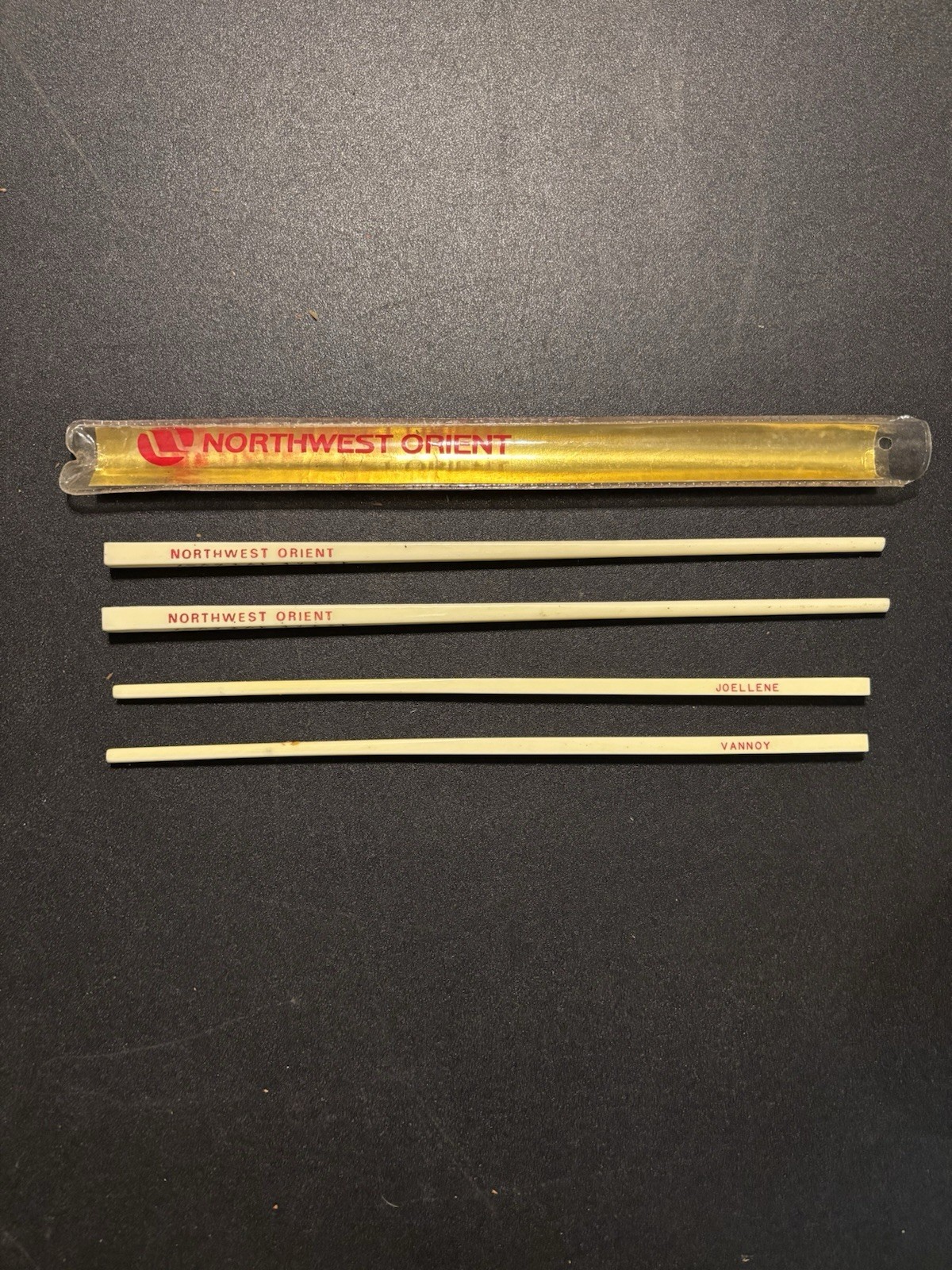 Vintage Northwest Airlines Chopsticks, Original Packaging, Unused Vintage Northwest Airlines Chopsticks, Original Packaging, Unused