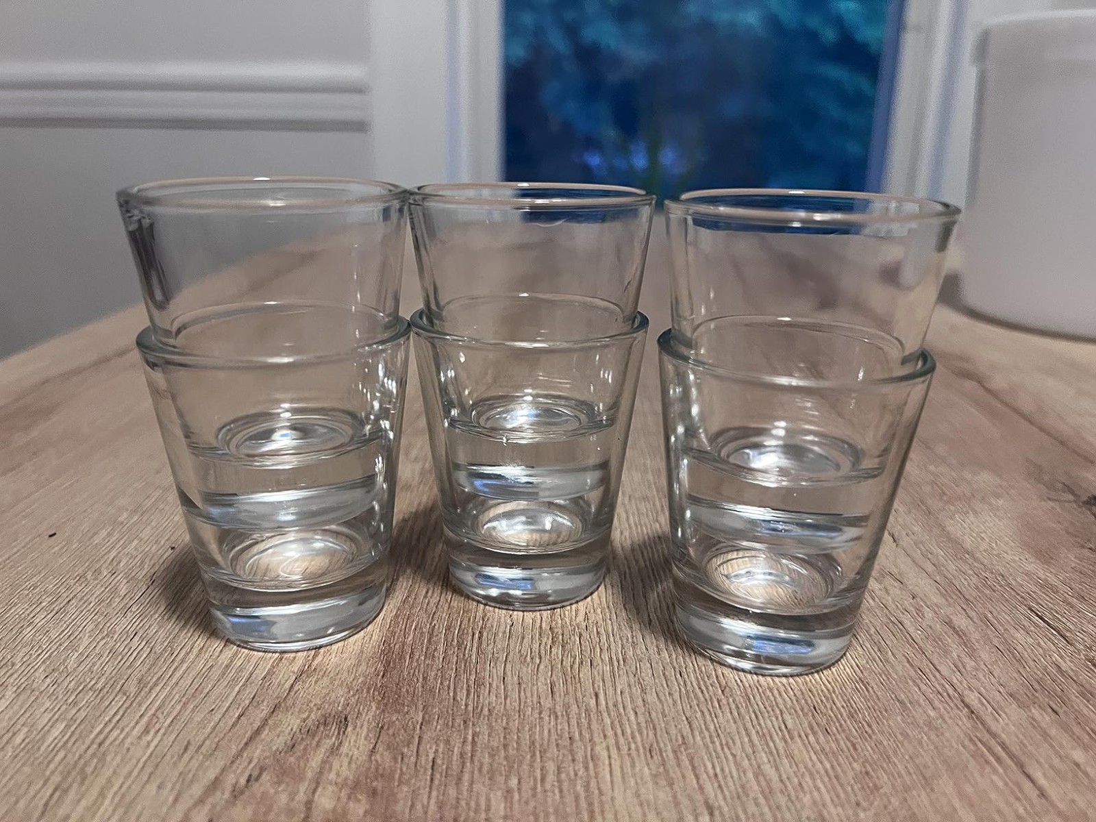 Set of 2 Heavy Base 1.5 Oz Clear Shot Glasses Perfect for Measuring or Drinks Set of 2 Heavy Base 1.5 Oz Clear Shot Glasses Perfect for Measuring or Drinks