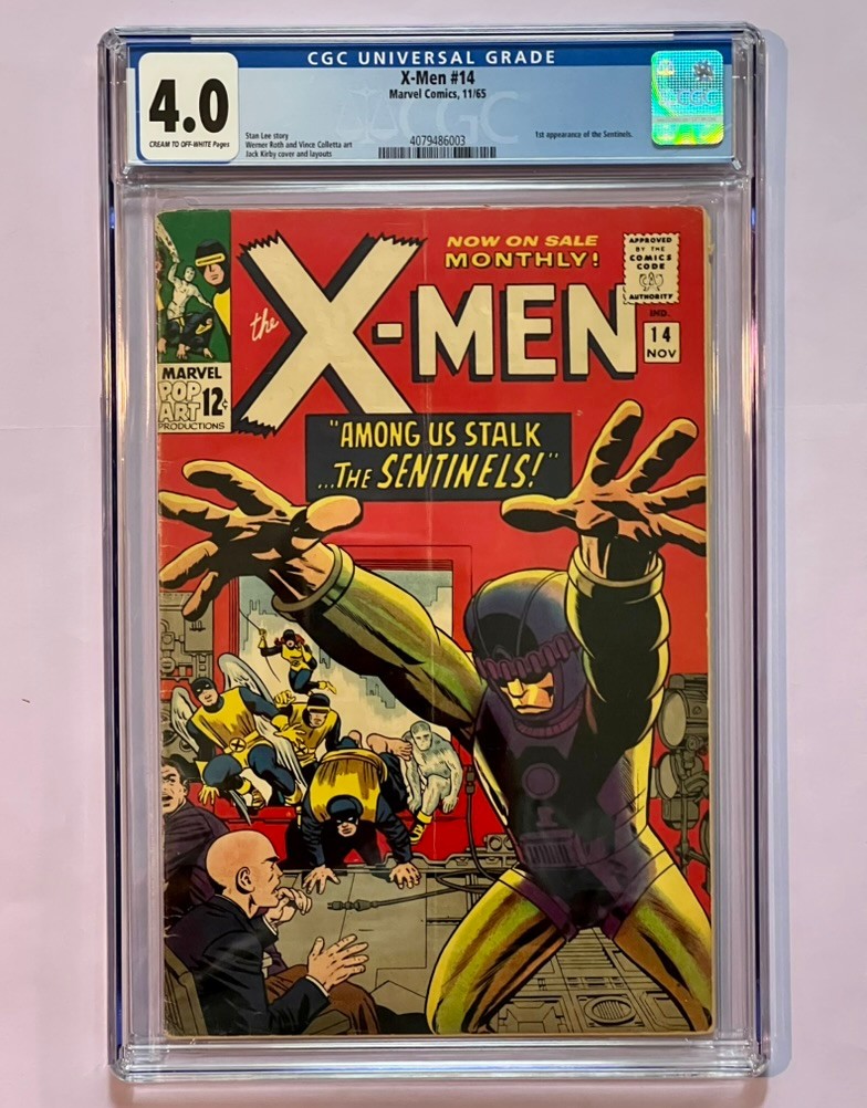 X-MEN #14 CGC 4.0 (1965) 1st appearance the Sentinels **KEY X-MEN #14 CGC 4.0 (1965) 1st appearance the Sentinels **KEY
