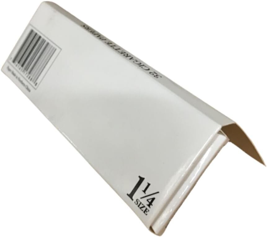 Box of 24 Packs Use Your Own Logo Plain Blank Cigarette Rolling Papers 1 1/4