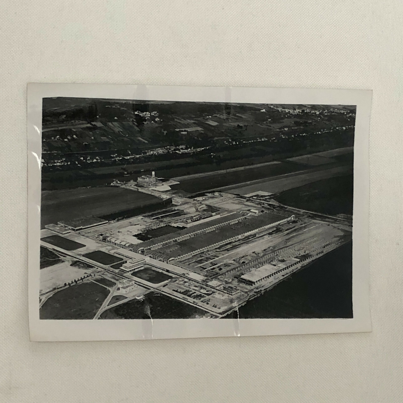Vintage Renault Factory Building Press Photo Photograph Print