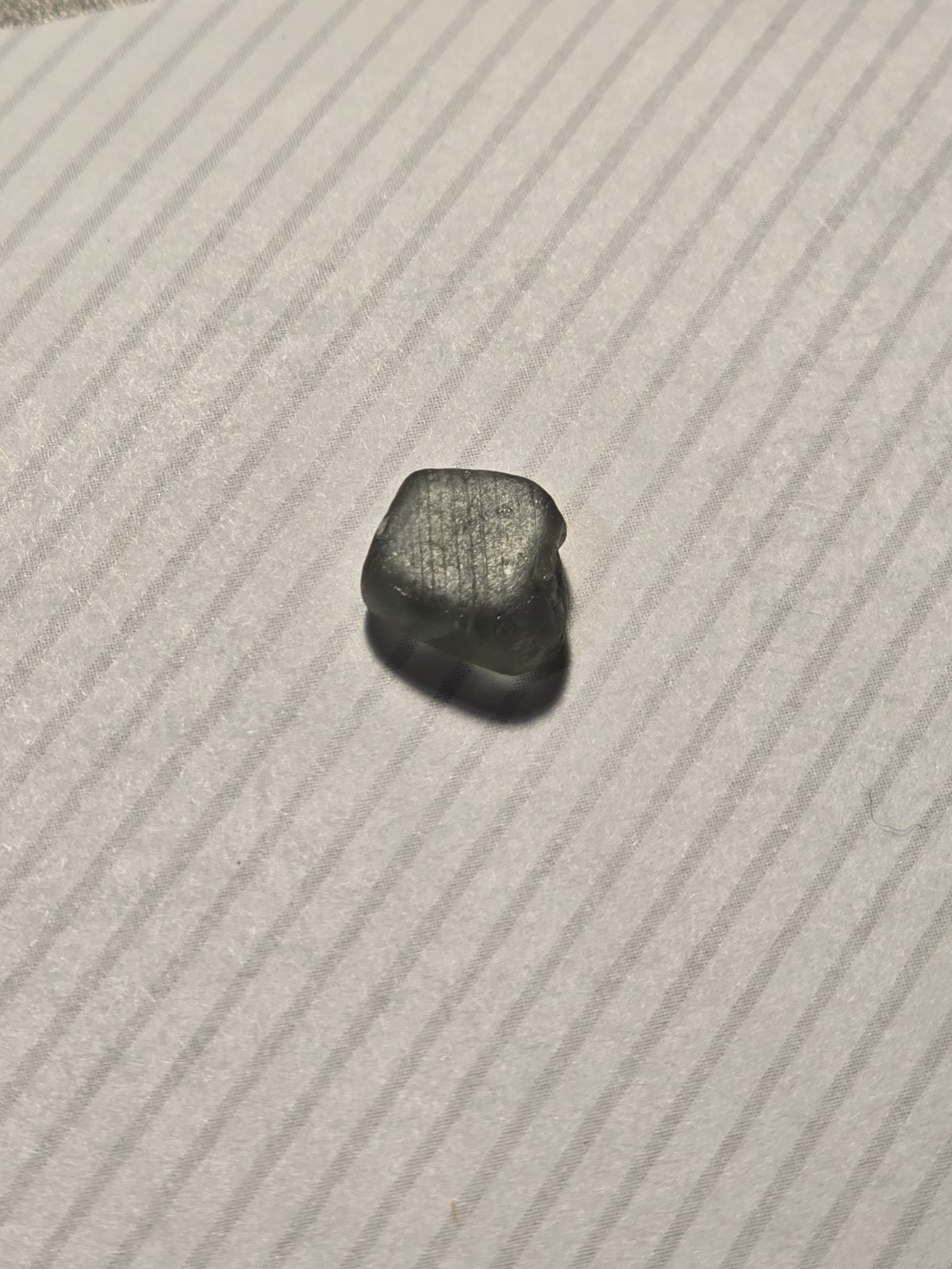 NATURAL SAPPHIRE, BLUE GREEN 5.4 CARAT ROUGH, ELDORADO BAR MONTANA, U.S.A.