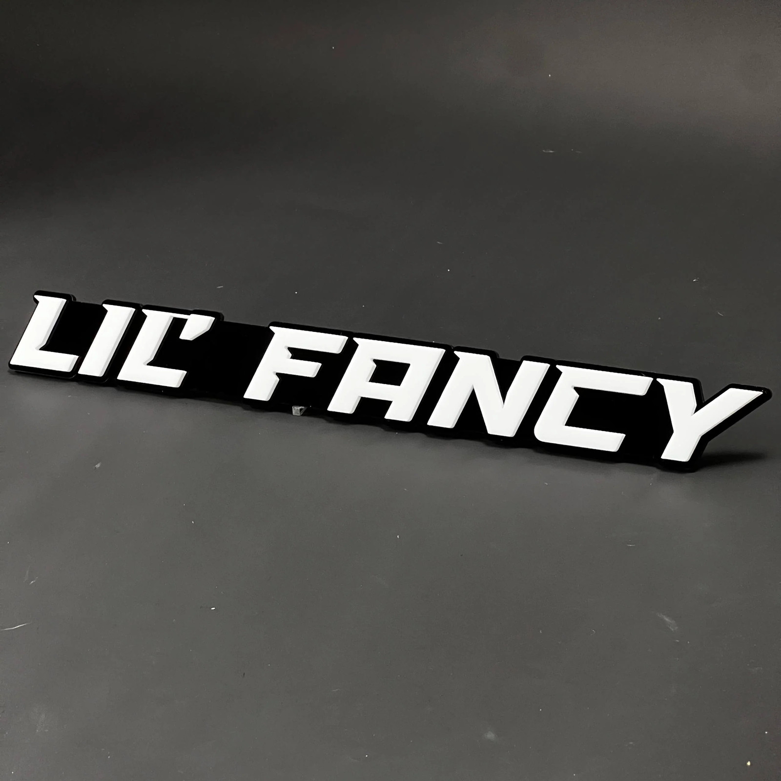 1PC LIL\' FANCY 3D Acrylic Badge - Car Truck Emblem Fender Tailgate Trunk Sticker 1PC LIL\' FANCY 3D Acrylic Badge - Car Truck Emblem Fender Tailgate Trunk Sticker