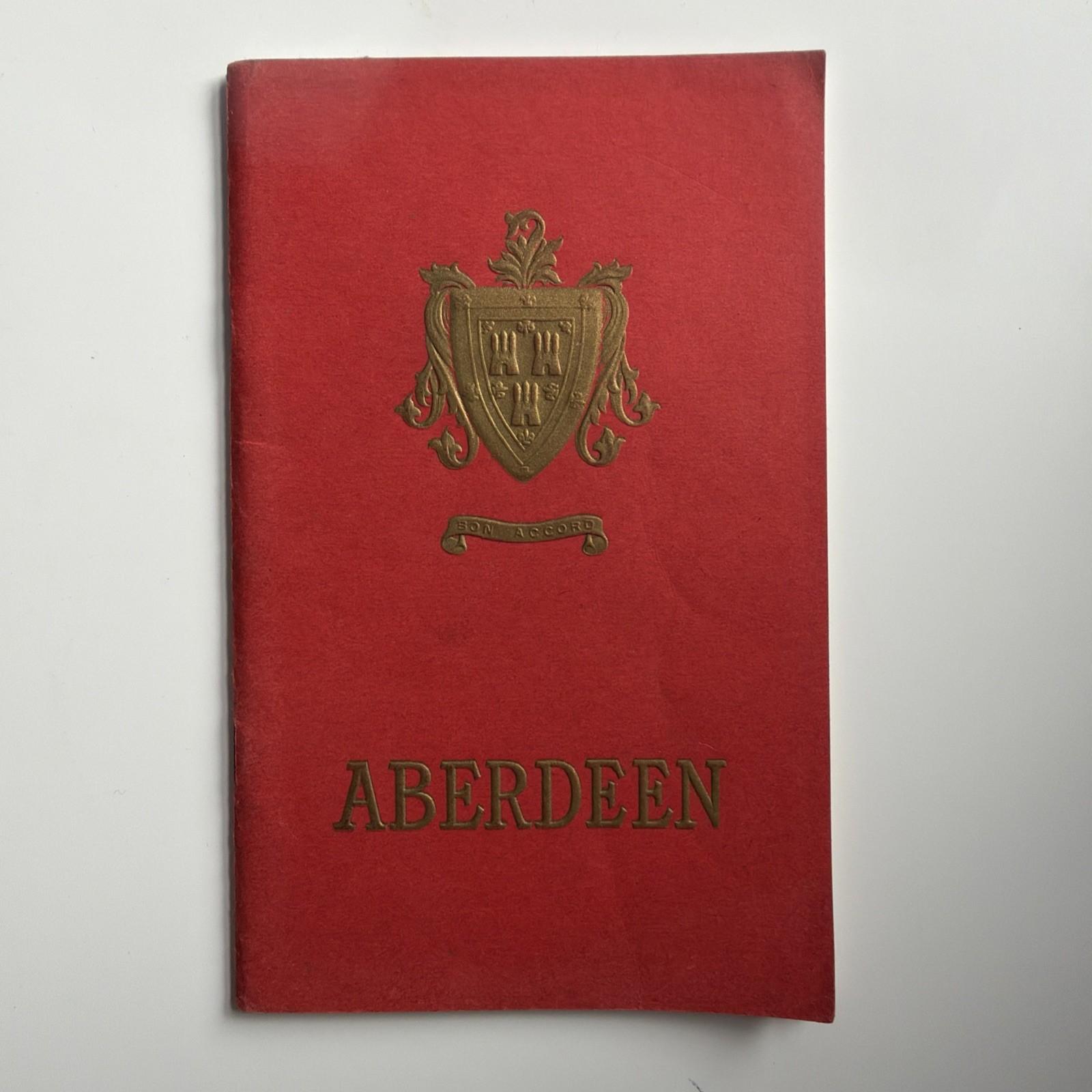 Vintage Aberdeen Scotland Tourist Guide Street Map Photos Golf Railways 56 Pages