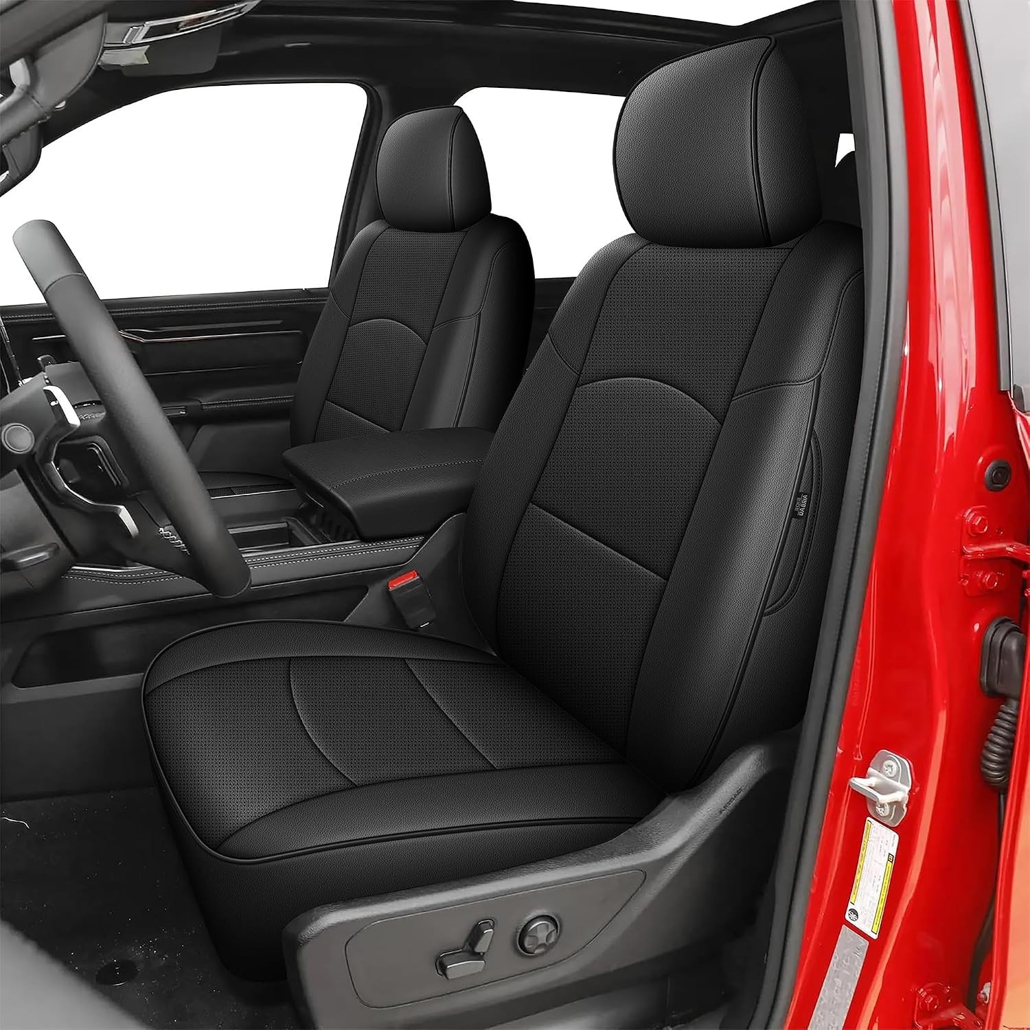 AOMSAZTO custom Seat Covers for Ram 2500: 2019- 2024 2026 full set black AOMSAZTO custom Seat Covers for Ram 2500: 2019- 2024 2026 full set black