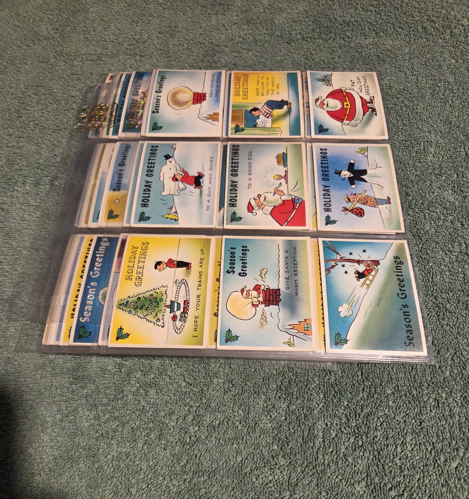 Vintage 1960 Fleer Yule Laff Collector Cards, Complete Set of 66, Very Nice Set
