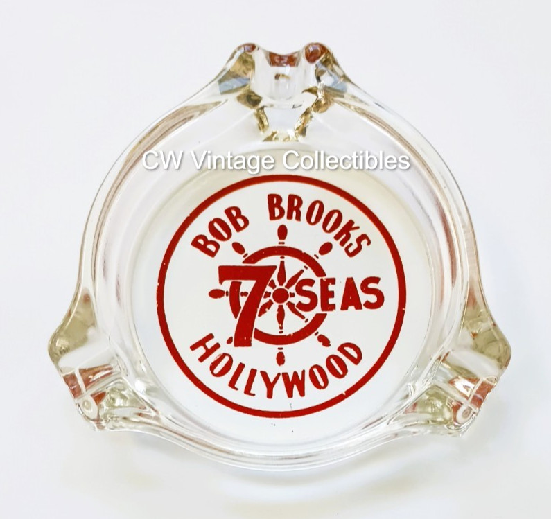 ca. 1950\'s Bob Brooks 7 Seas Ashtray #3 Nightclub Tiki Polynesian Hollywood CA