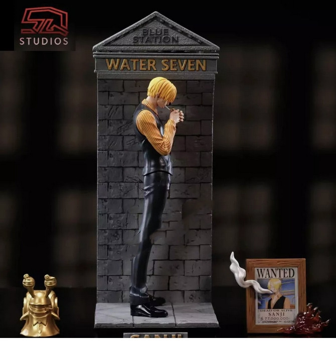 SQ Studio One Piece Sanji Resin Statue in stock Water Seven H30cm Collection