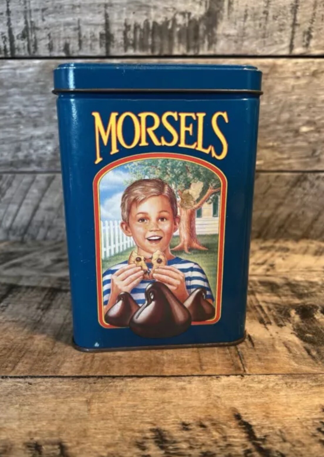 Nestle Square Tin Container Limited Edition Kitchen Decor