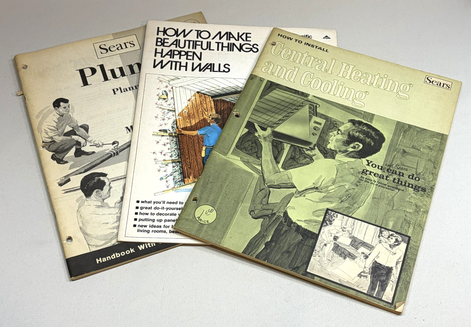Vintage Home Improvement Booklets Lot of 3 Sears Georgia-Pacific 1967-1972