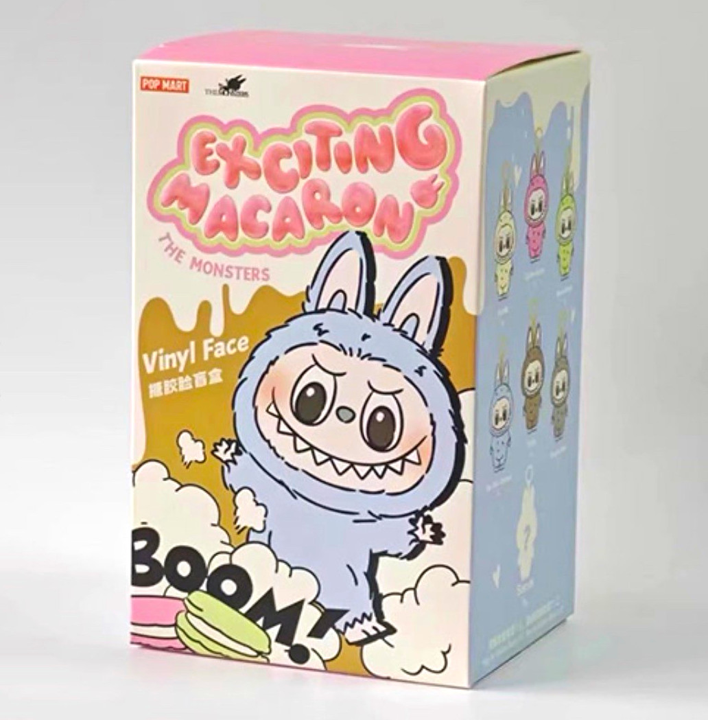 POP MART The Monsters Exciting Macaron Labubu Vinyl Figure Blind Box