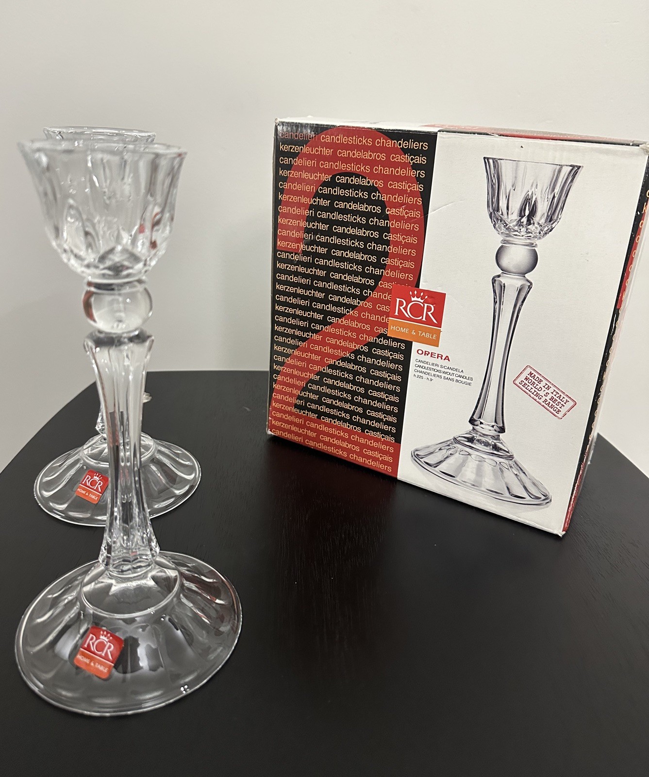 RCR Home Table Candlesticks