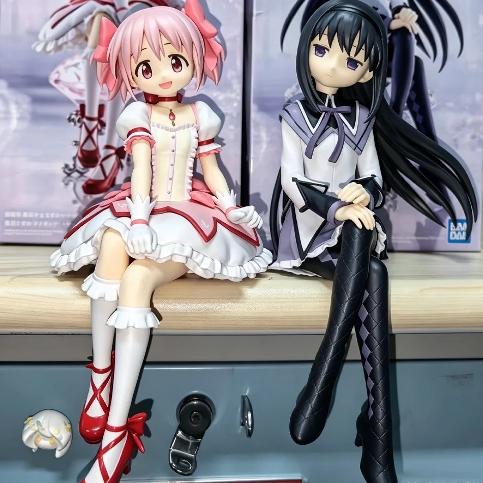 2PCS Magical Girl Anime Figures PVC Collectible Dolls 2 Poses with Box 2PCS Magical Girl Anime Figures PVC Collectible Dolls 2 Poses with Box
