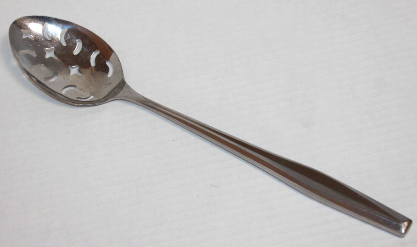 Vintage Stainless Slotted Serving Spoon Japan