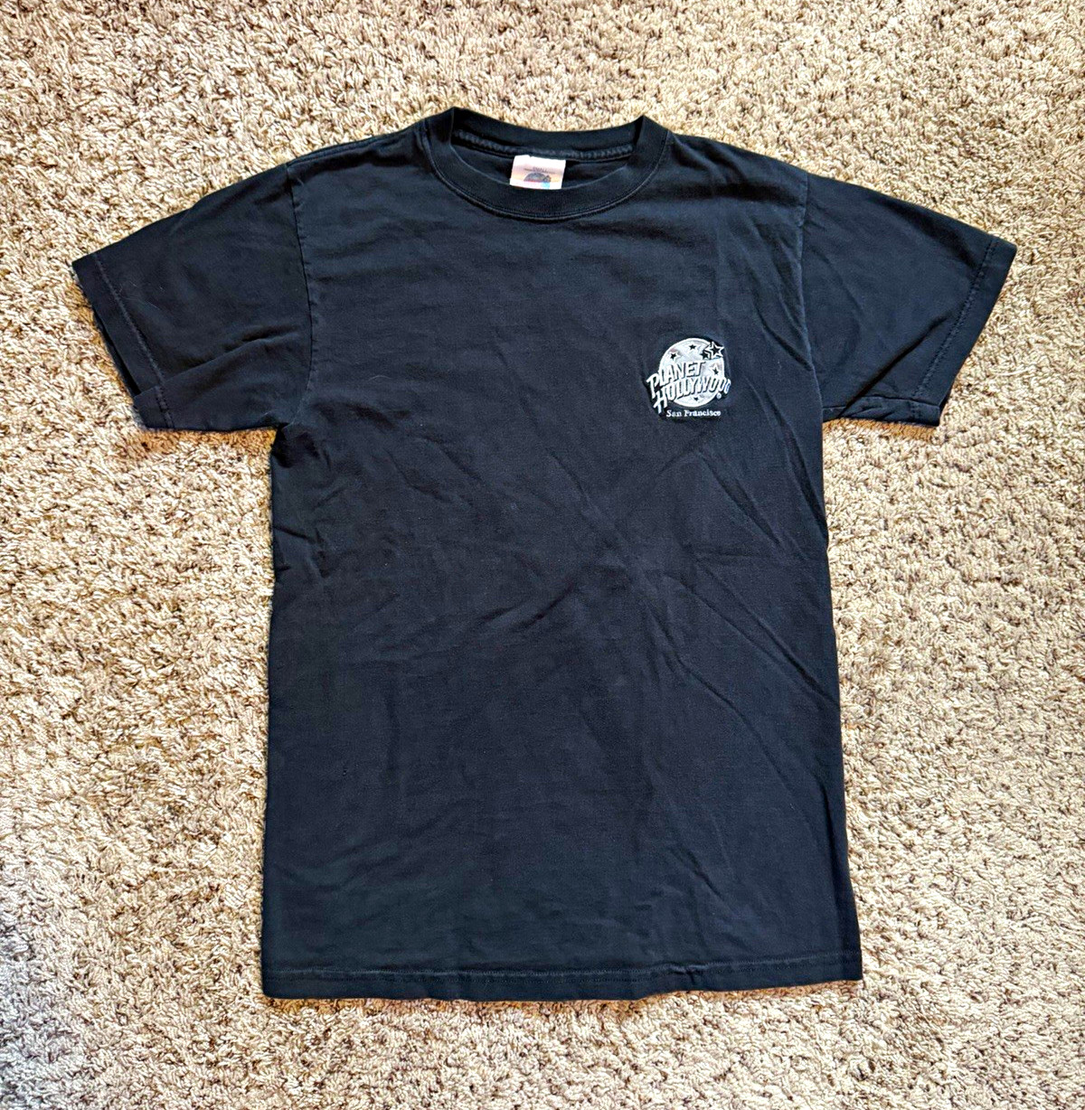 Planet Hollywood San Francisco Black T-Shirt 1991 Original