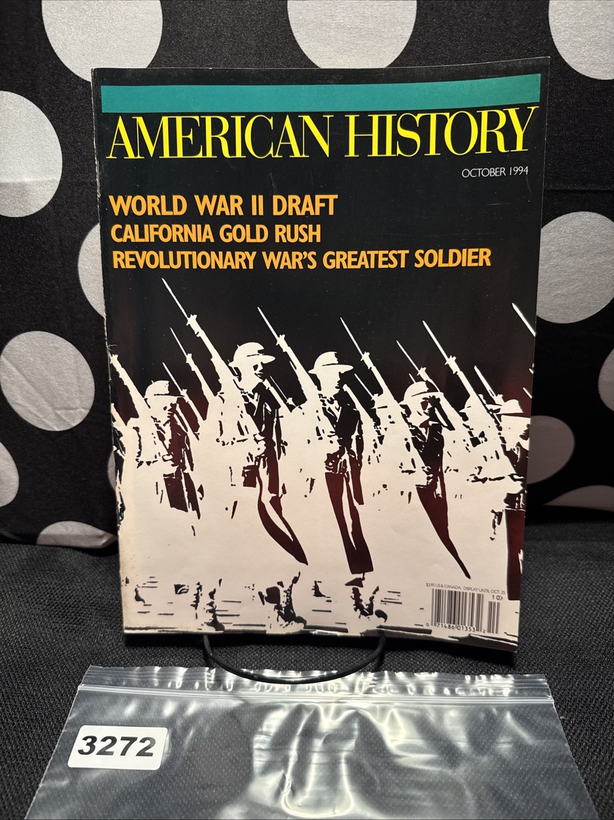 American History Oct 1994 The Draft California Gold Rush Revolutionary Soldier