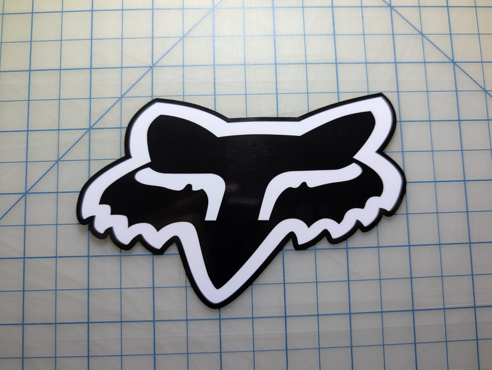 FOX SHOX Head Sticker Decal High Quality Waterproof UV Laminated 4yr Outdoor