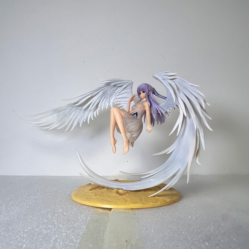 Angel Beats Tachibana Kanade Figures PVC Sitting Model Statue Sculpture Cos Box