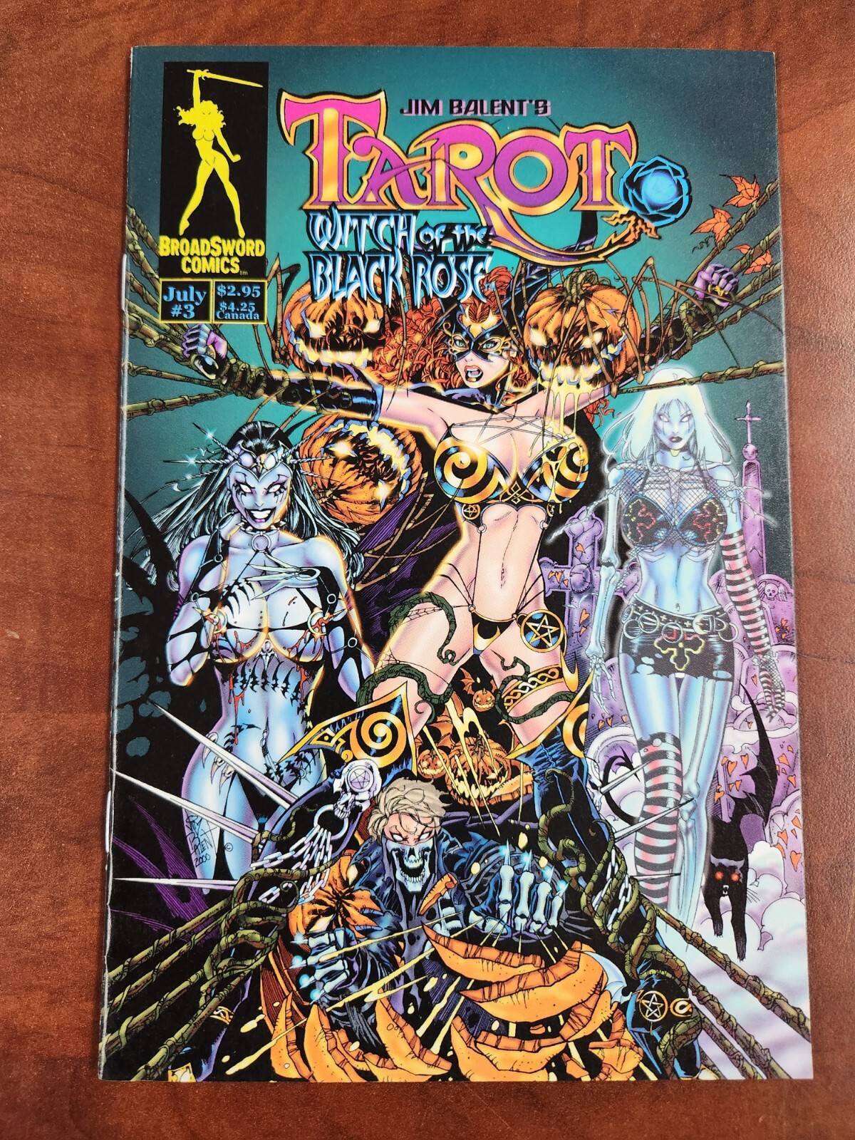 TAROT WITCH OF THE BLACK ROSE #3 Comic Book BroadSword Comics🔥