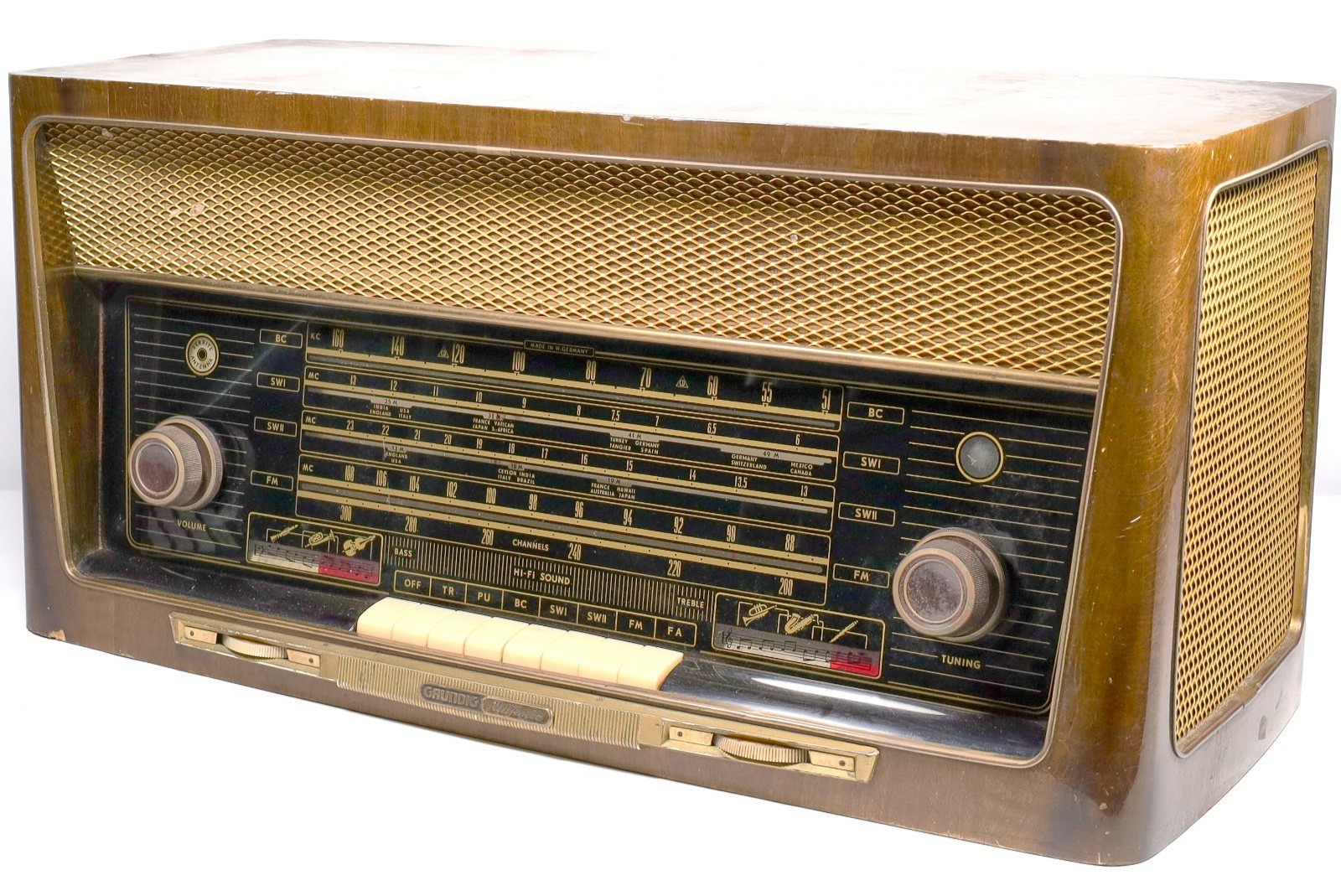 Vintage Grundig Majestic Model 3090 Tube Radio, Sounds Great