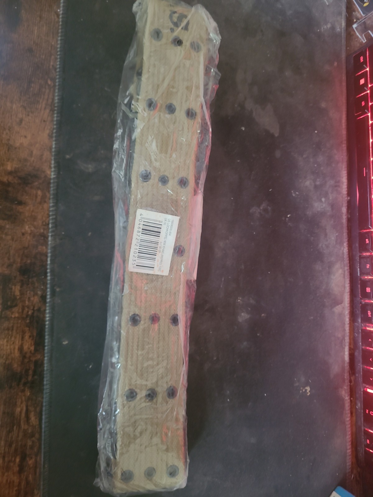 Original Reproduction WWII M1936 Webbing Canvas Pistol Belt Khaki Marked U.S