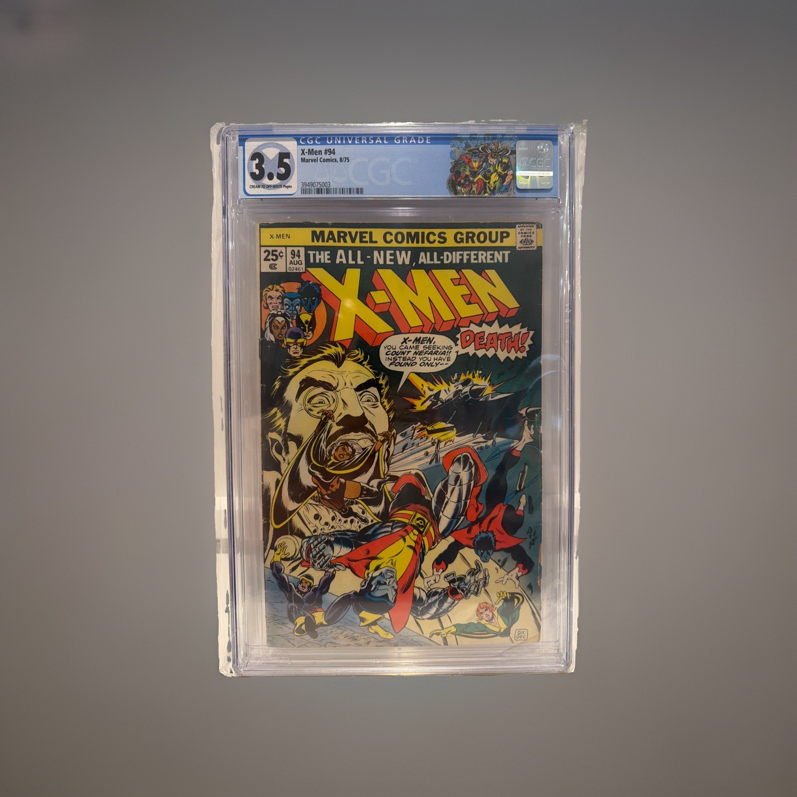 X-Men #94 CGC 3.5 1975 Marvel Bronze Age New Team Wolverine Storm Nightcrawler