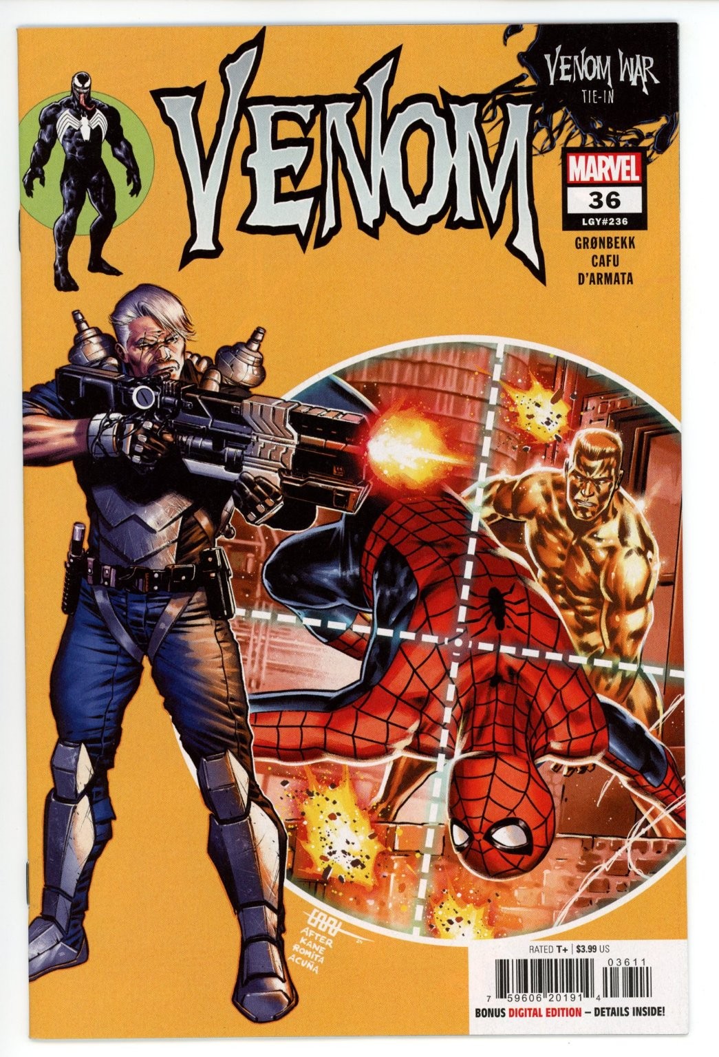 Venom #36 Grønbekk Cafu D\'Armata Marvel 2024 Venom War