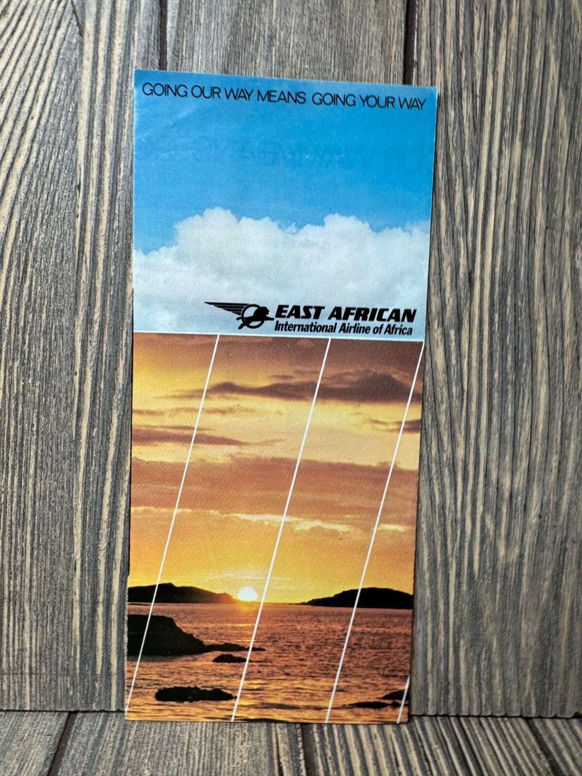 Vintage East African Airlines Vintage Travel Brochure