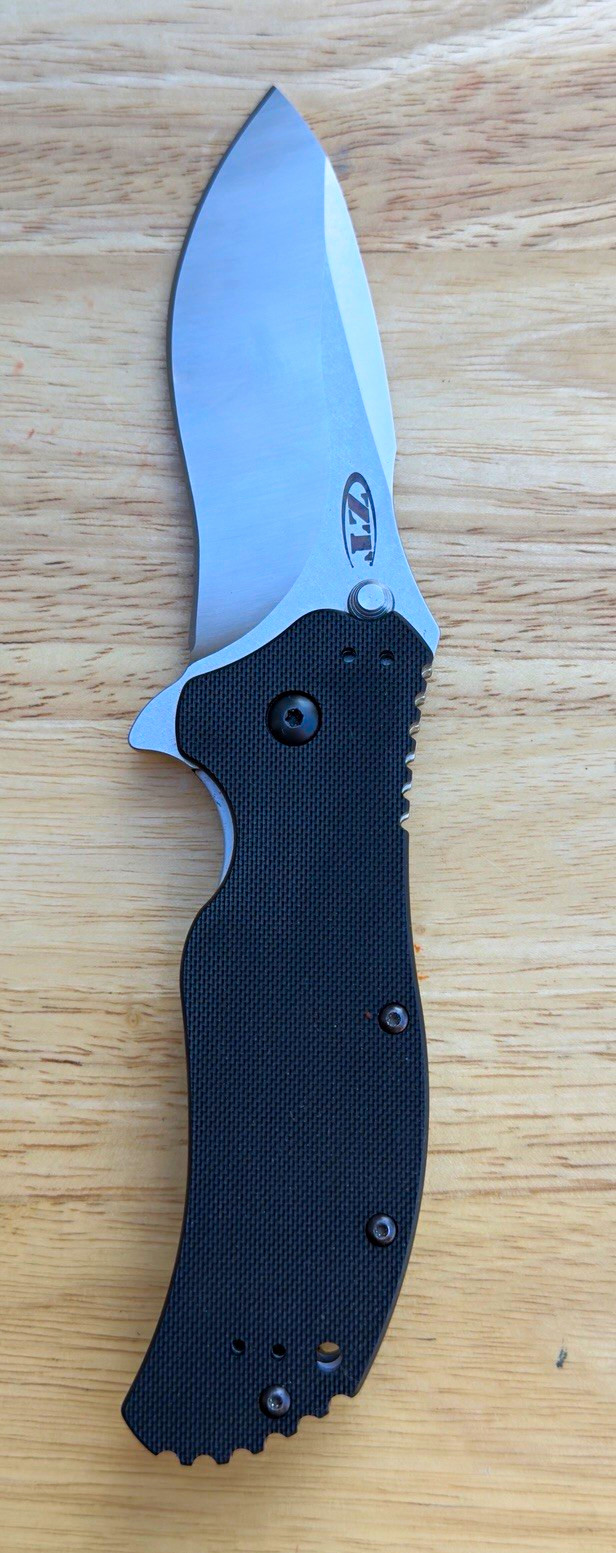 Zero Tolerance 0350CFM390 Ken Onion Design (M390 Blade, Black G10) Limited Run
