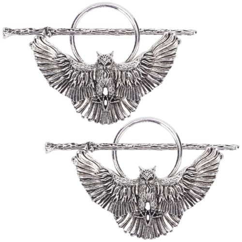 1 Box 2Pcs Antique Silver Alloy Owl Retro Owl,Antique Silver Owl,Antique Silver