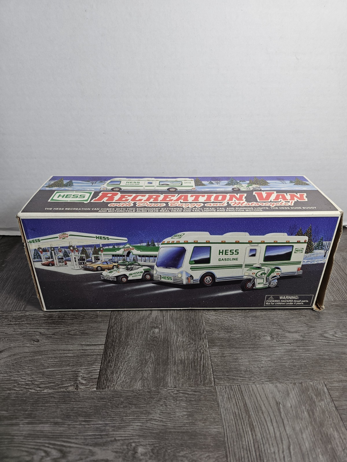 New 1998 Hess Recreation Van w/ Dune Buggy & Motorcycle, Original Box, New 1998 Hess Recreation Van w/ Dune Buggy & Motorcycle, Original Box,