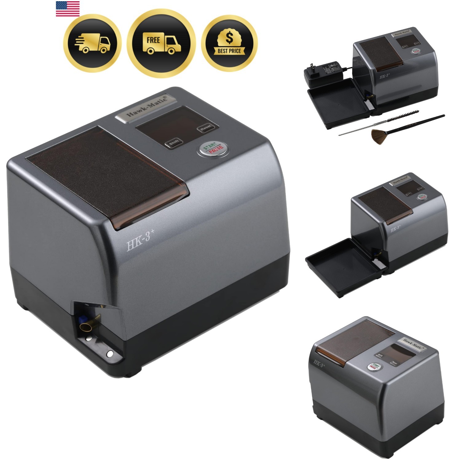 HawkMatic HK3+ Automatic Electric Cigarette Injector Machine Cigarette Rollin... HawkMatic HK3+ Automatic Electric Cigarette Injector Machine Cigarette Rollin...