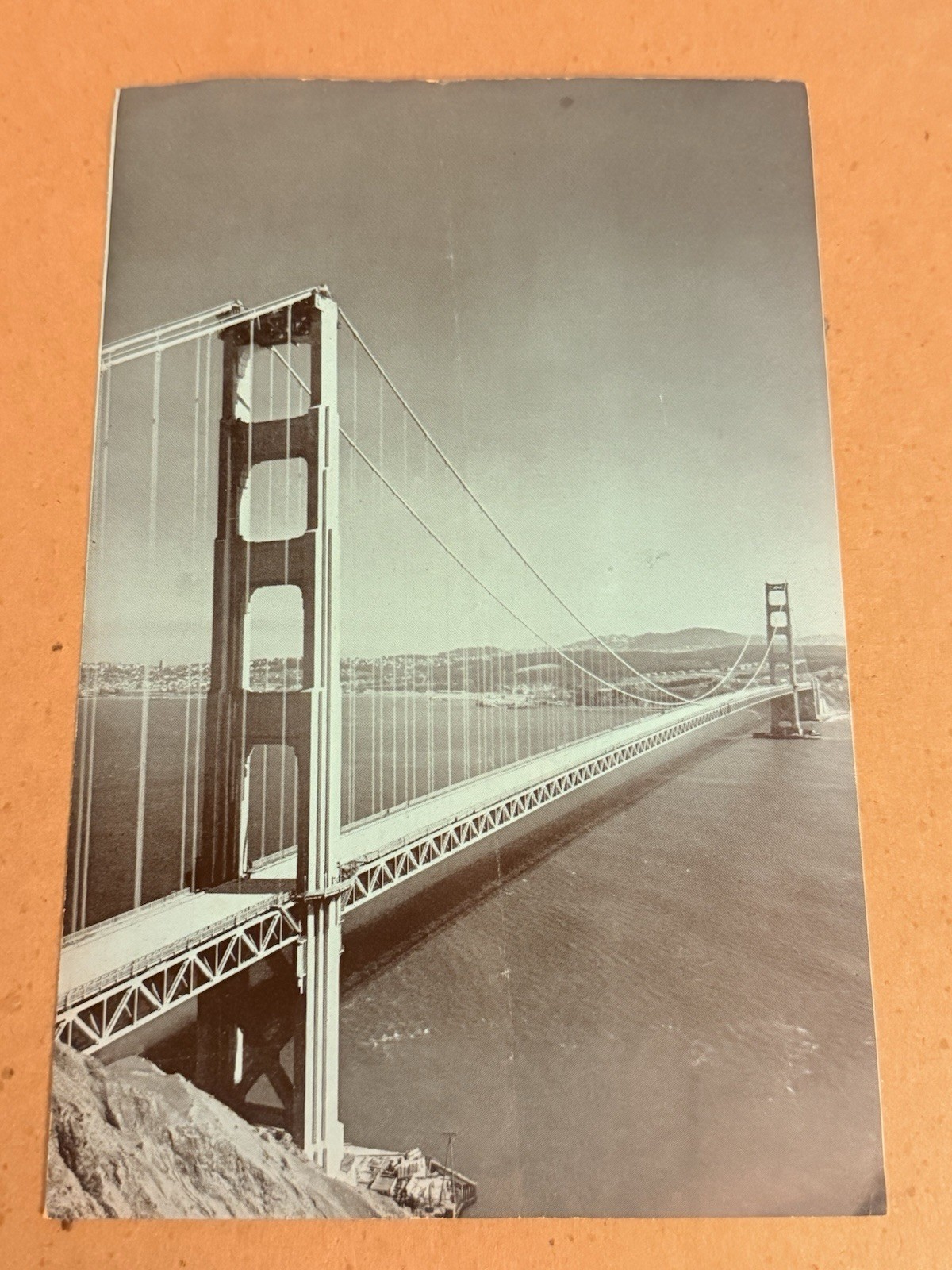 1937 Golden Gate Bridge Opening Hartford Insurance Brochure San Francisco
