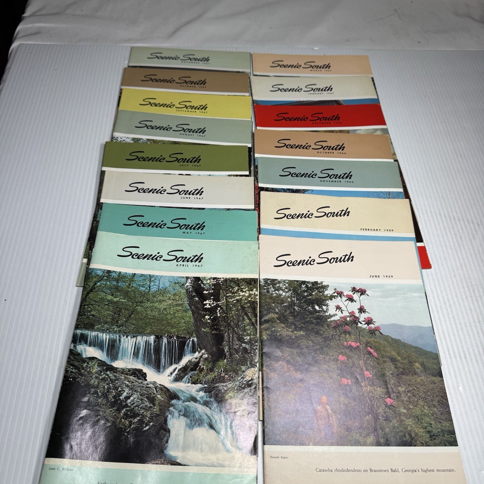 16 VTG Scenic South Issues 1960s Ephemera