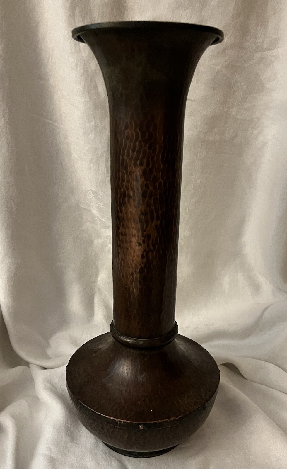 Roycroft Metal Shop American Beauty Vase copper Vase 19”