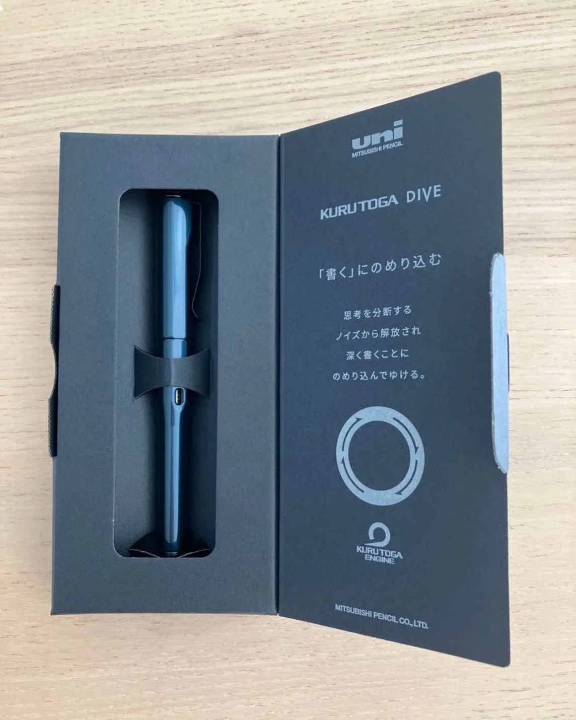 Uni Kuru Toga Dive Mechanical Pencil 0.5mm Abyss Blue Mitsubishi M5-5000 NEW FS