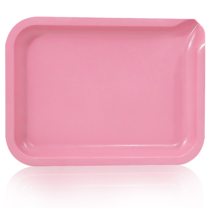 8X6\'\' Small Plant-Based Fiber Biodegradable Rolling Tray with Pouring Funnel