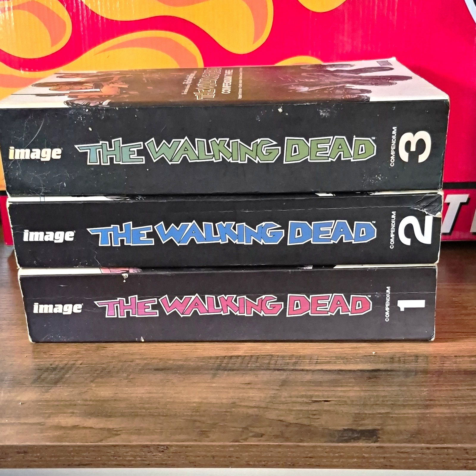 Image The Walking Dead Compendium 1-3 Paperback Set Lot of 3