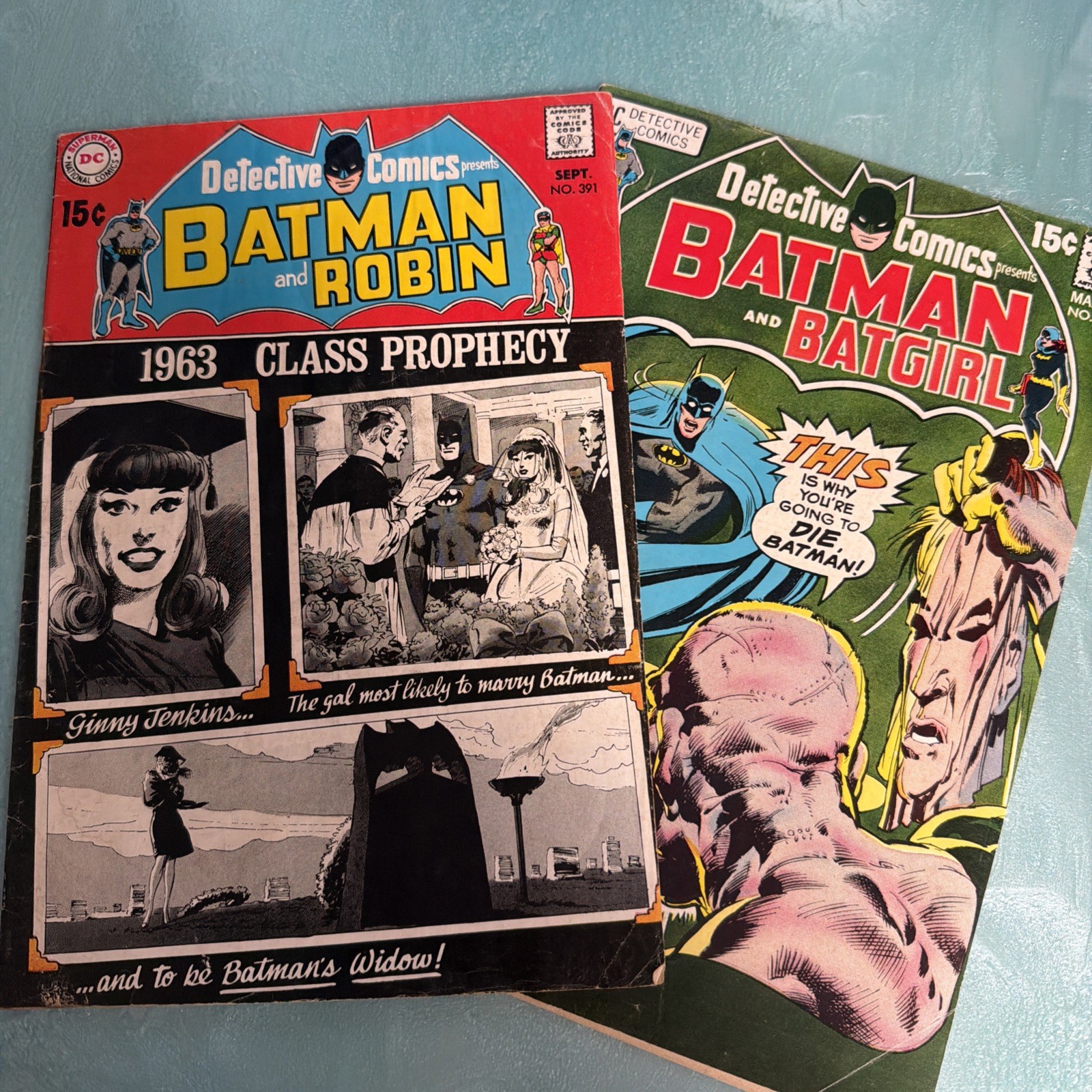 Detective Comics Lot #319 (Neal Adams Cover), #409 (Neal Adams Cover)(DC Comics)