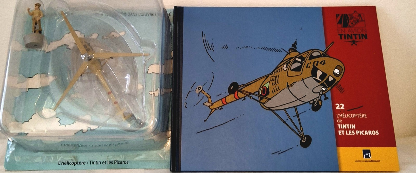 En avion tintin #22 L\'hélicoptère De Tintin 
