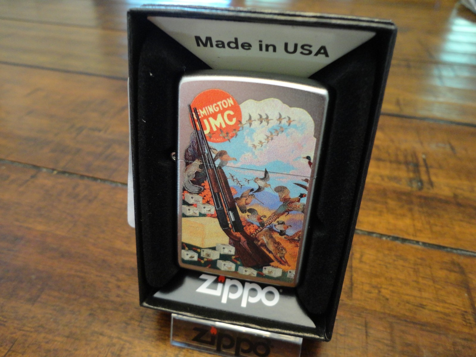REMINGTON UMC SHOTGUN HUNTING PHEASANT QUAIL GEESE WOODCOCK ZIPPO LIGHTER REMINGTON UMC SHOTGUN HUNTING PHEASANT QUAIL GEESE WOODCOCK ZIPPO LIGHTER