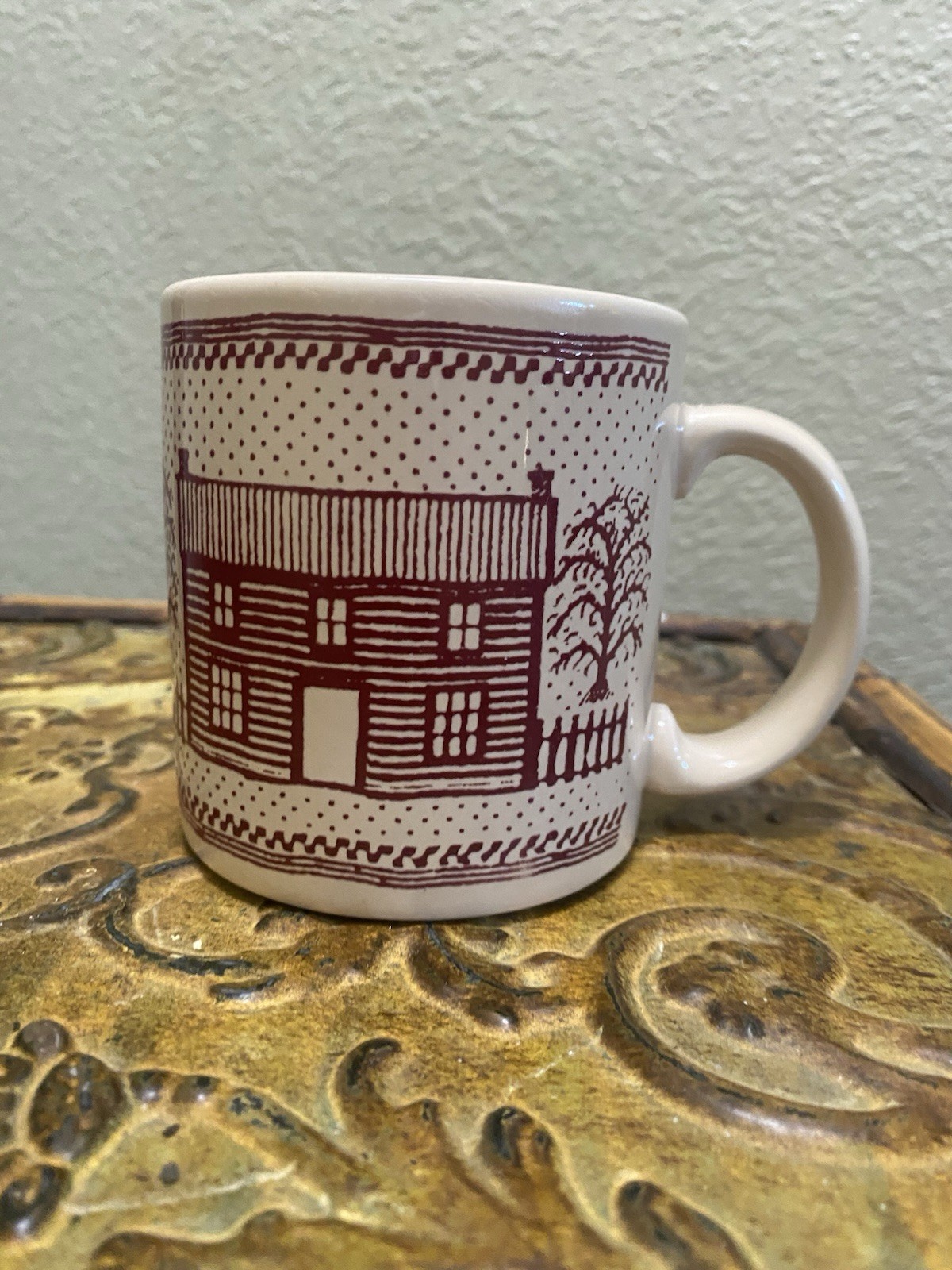 Rare Vtg CCCC England Ceramic Coffee Tea Cup Mug Country Cottage Theme