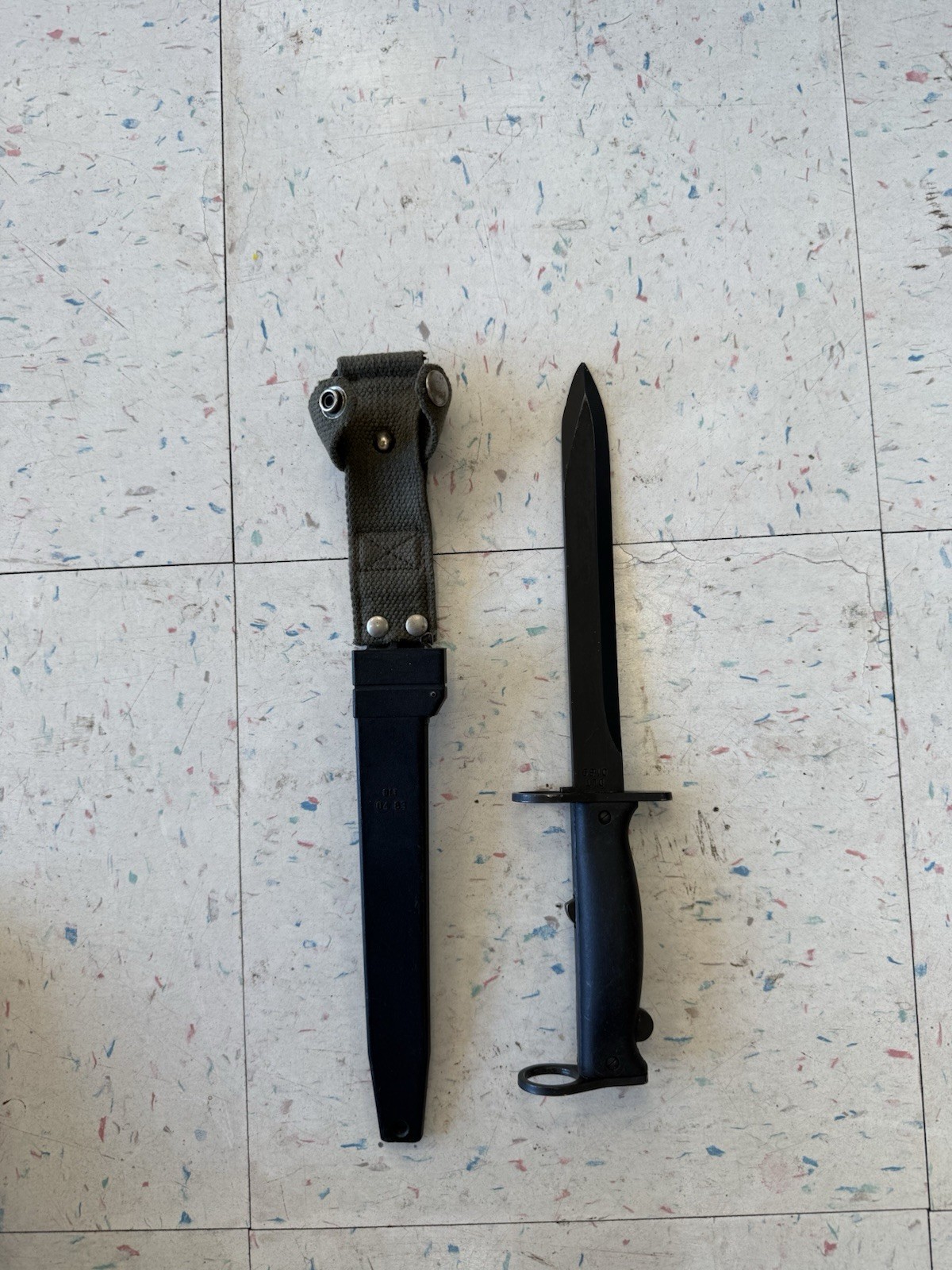 FAMAS French Cold War Era Bayonet
