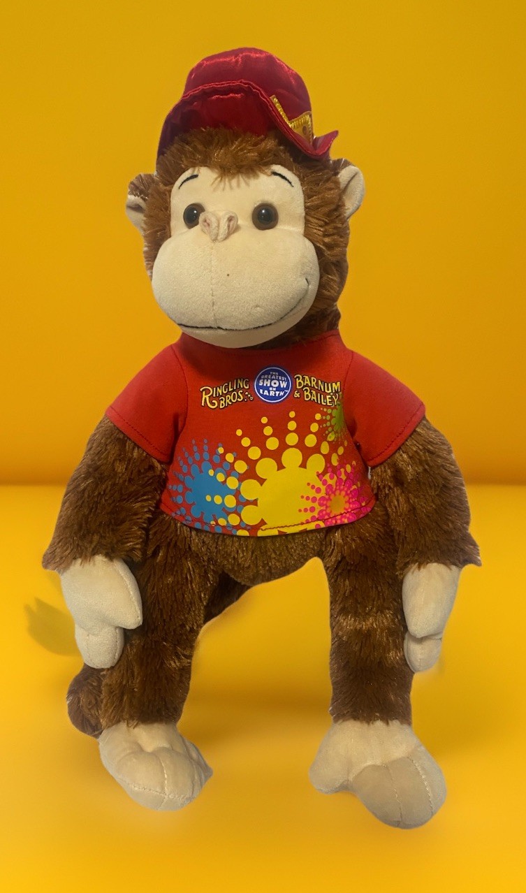 Ringling Bros Circus Monkey Plush 17\