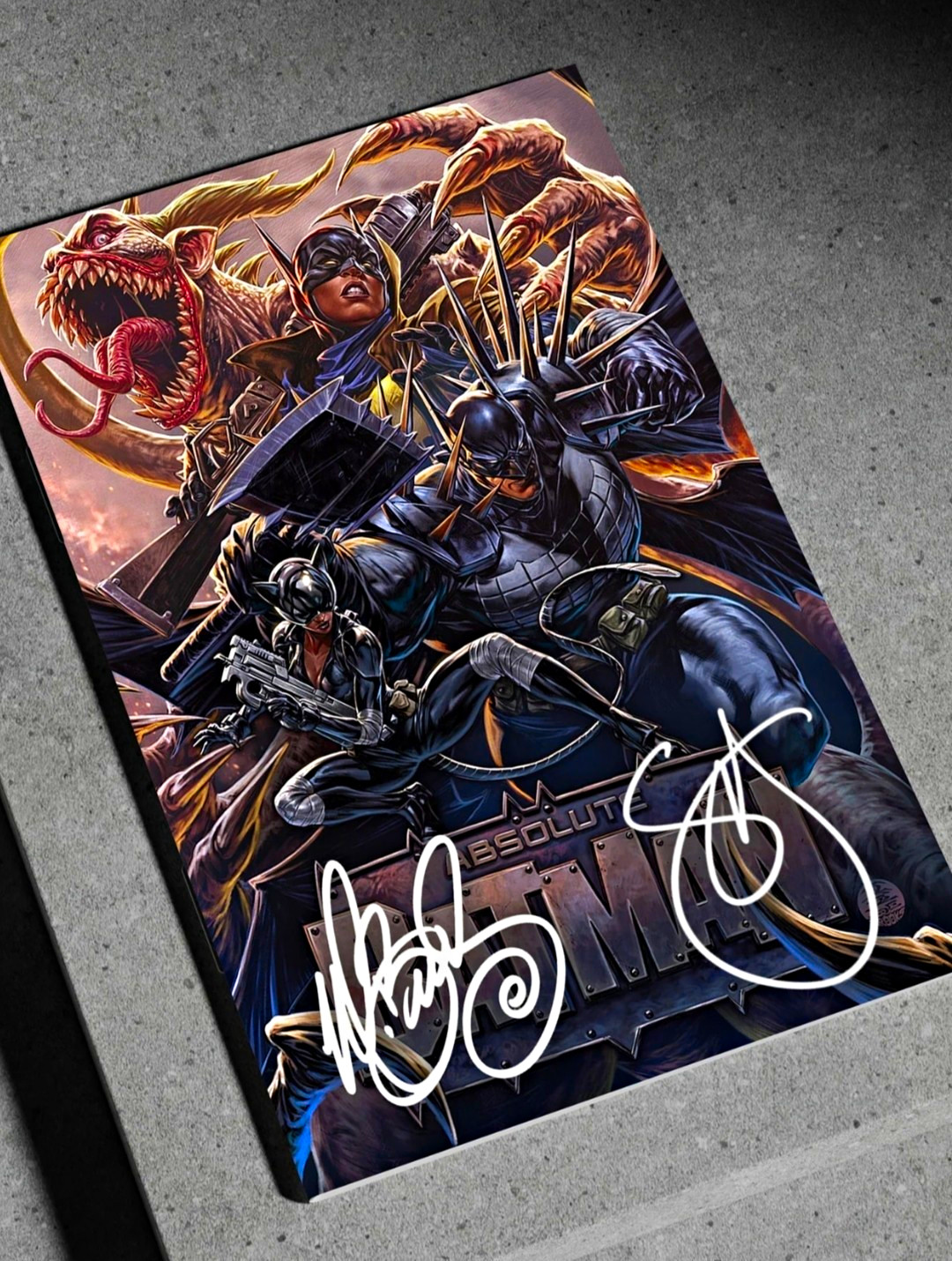 ABSOLUTE  Batman 25 2X  Signed Brooks/Synder. SOLD OUT  LTDCARDSTOCK PRESALE