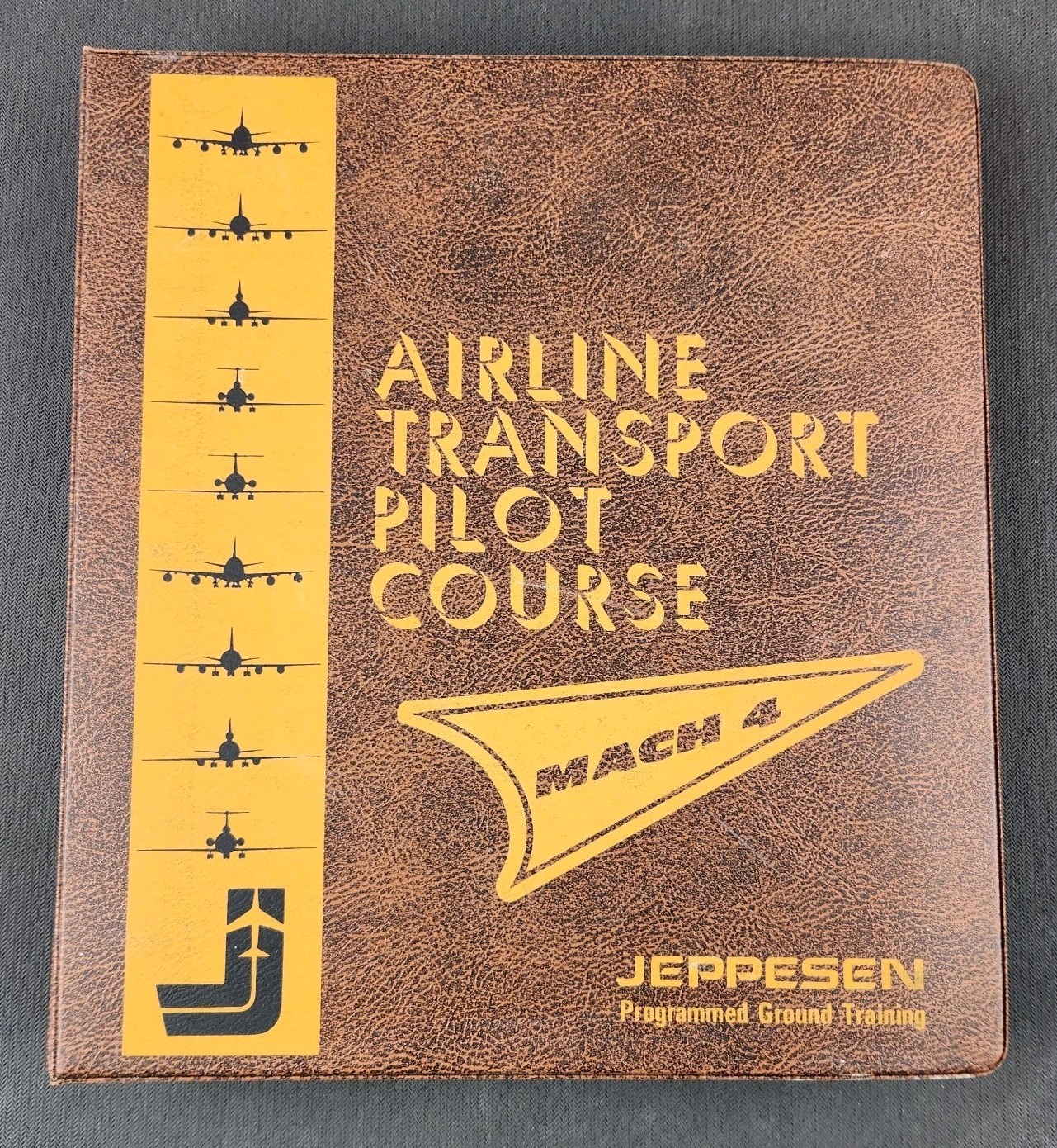 Vintage Jeppesen Airline Transport Pilot Course Mach4 Programmed Ground Training