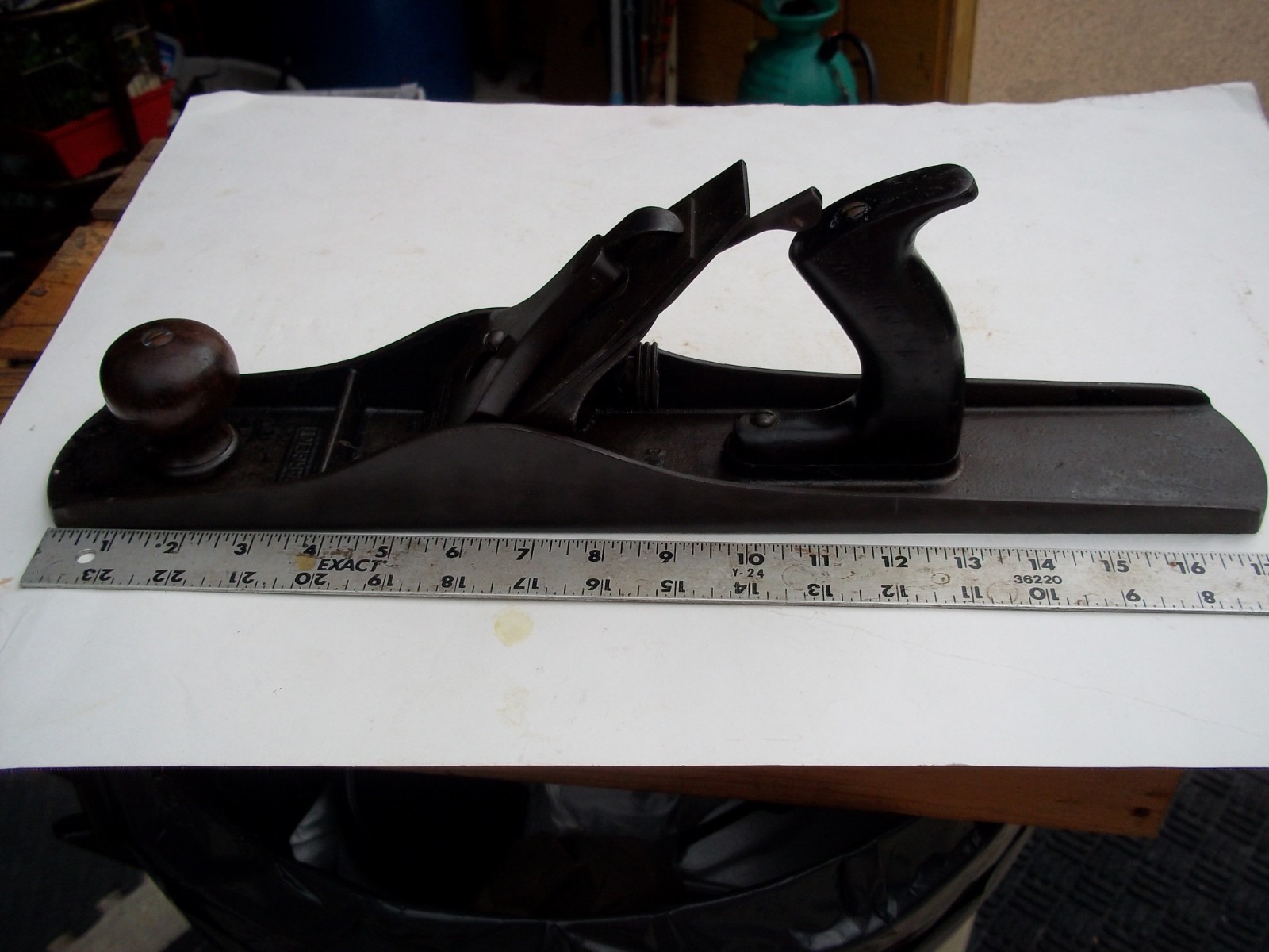 VINTAGE SARGENT 418 VBM WOOD PLANE-CORRUGATED BASE