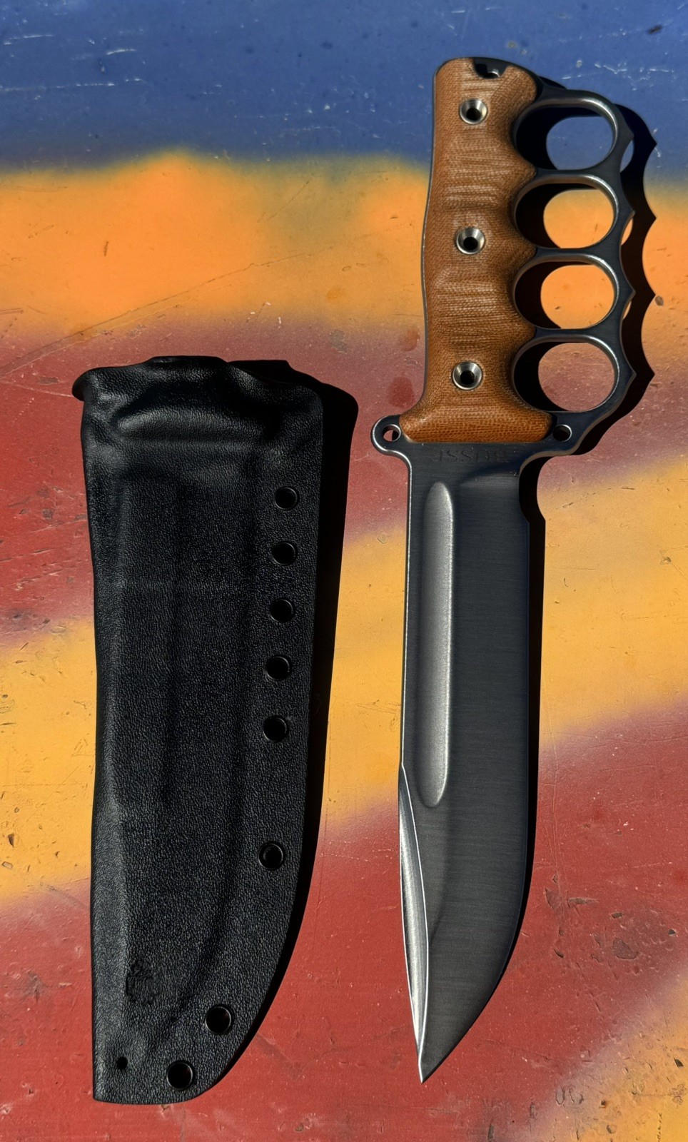 azwelke Sheath Fits Busse Team Gemini Assault With Magnum Handles (no Knife)
