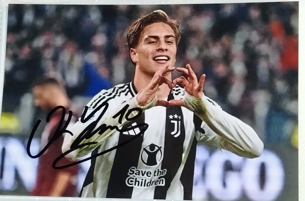 AUTOGRAPH KENAN YILDIZ PHOTO HAND SIGNED JUVENTUS JERSEY NO. 10 TURKEY WORLD FOOT